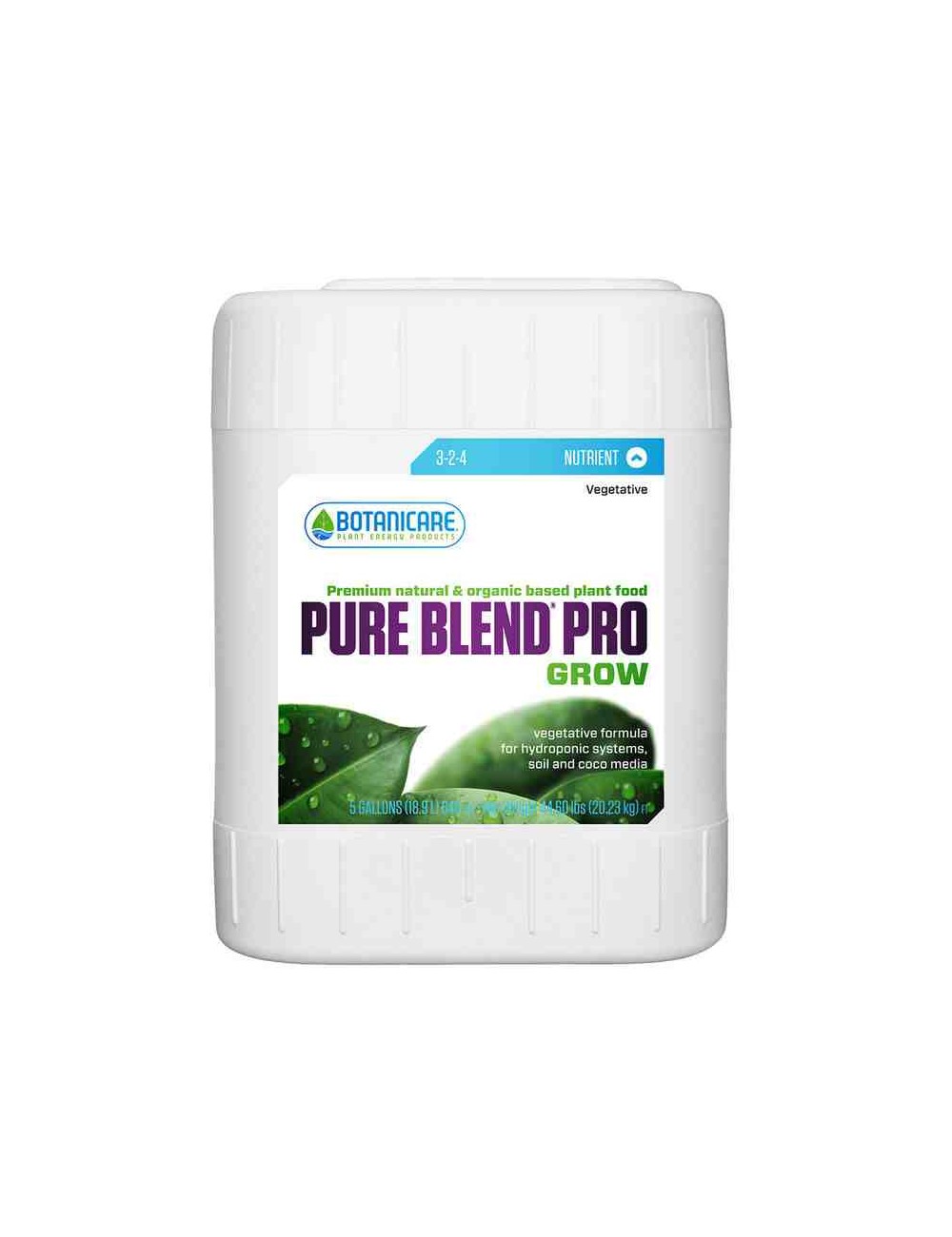 Pure Blend Pro Grow (5 Galón) (Botanicare) 18,9L