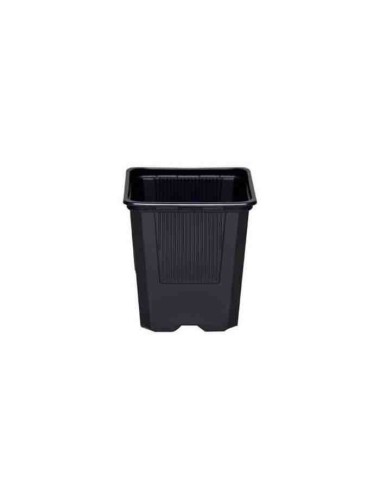 Maceta Cuadrada Negra 9x9x10cm - 0,52L (1440uds/caja) 